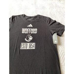 Adidas Wofford College Bulldogs T Shirt‎ Mens Size S Black Graphic Tee